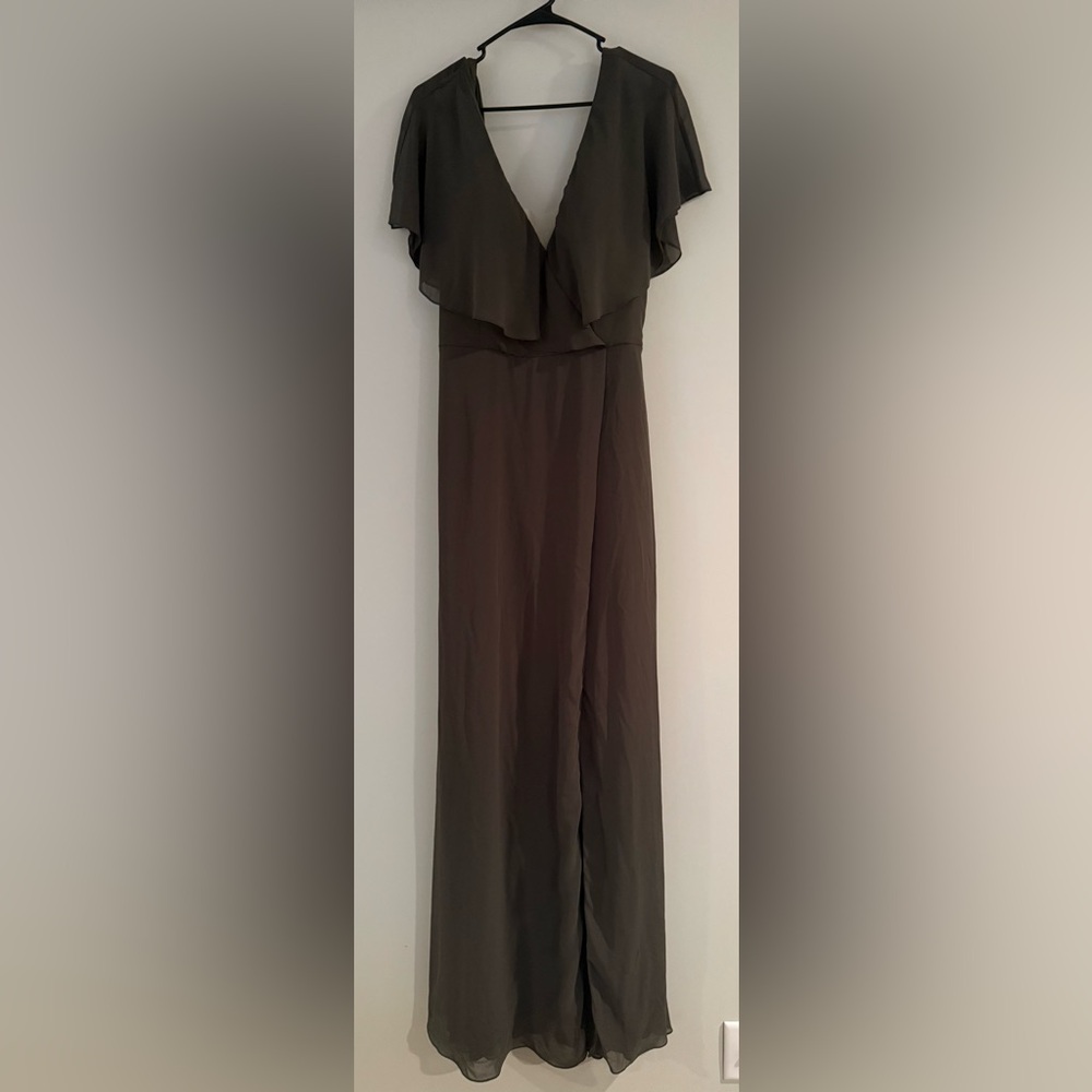 Kennedy Blue Bridesmaid Dress - Olive Green - Courtney - Size 12
